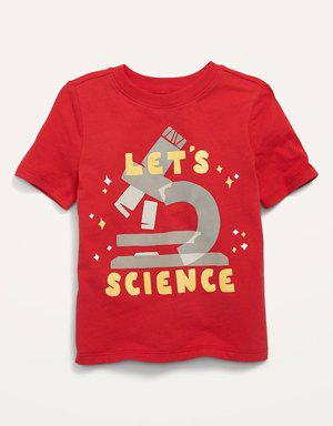 Unisex Short-Sleeve Graphic T-Shirt for Toddler red