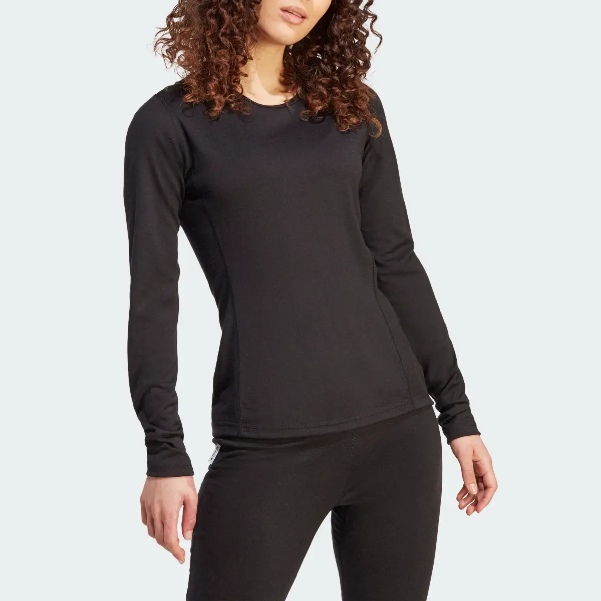 Adidas Terrex Xperior Merino 200 Baselayer Long Sleeve Long-Sleeve Top. 1