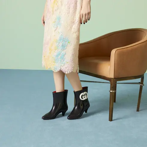 Gucci Women's Interlocking G ankle boot. 3
