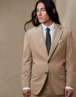 Spring Corduroy Suit Jacket brown