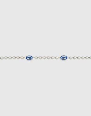 Interlocking G boule chain bracelet