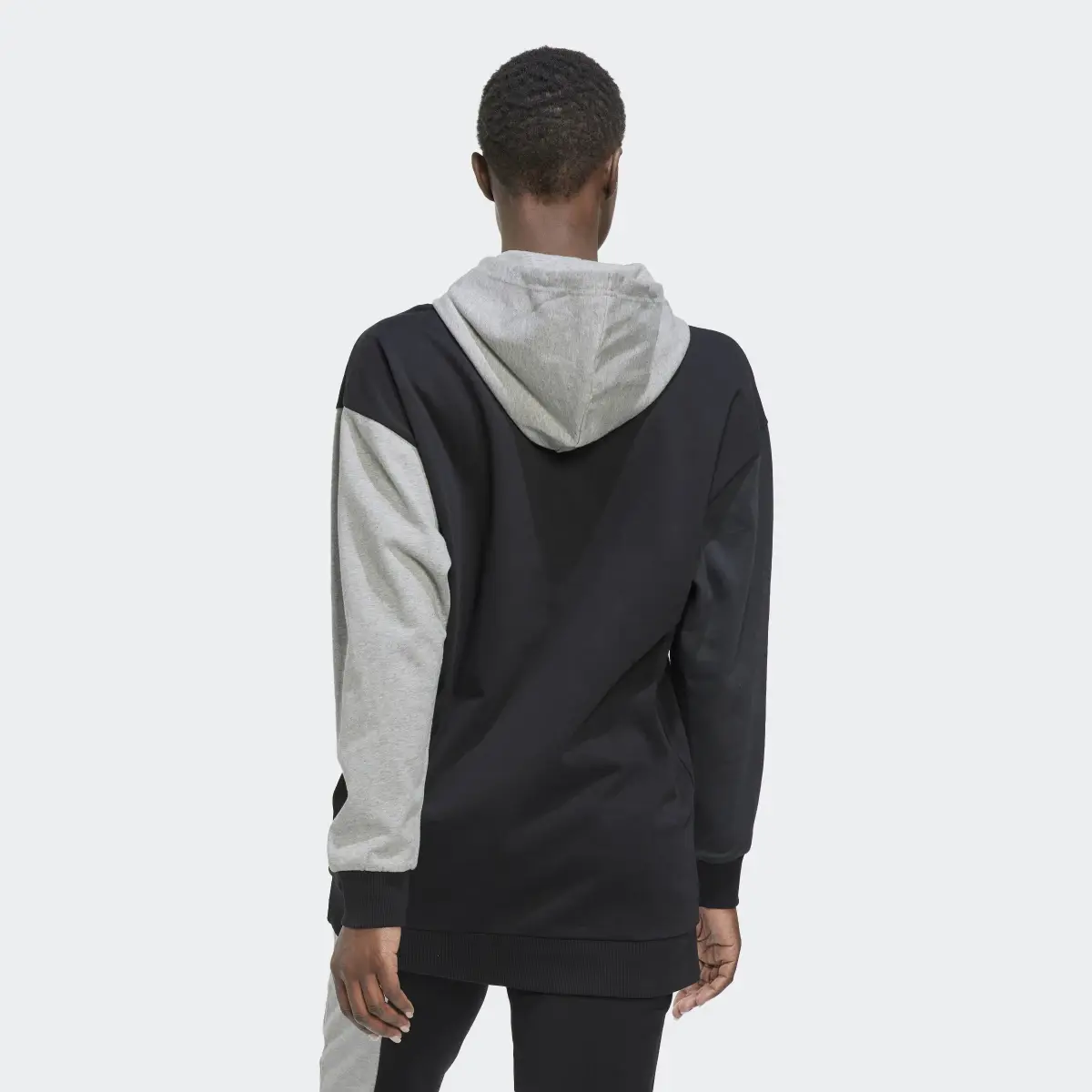 Adidas Sweat-shirt à capuche oversize à logo colorblock Essentials. 3