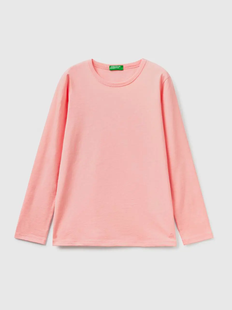 Benetton long sleeve t-shirt in organic cotton. 1