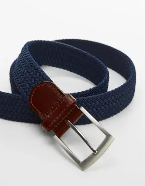 Mango Braided elastic belt