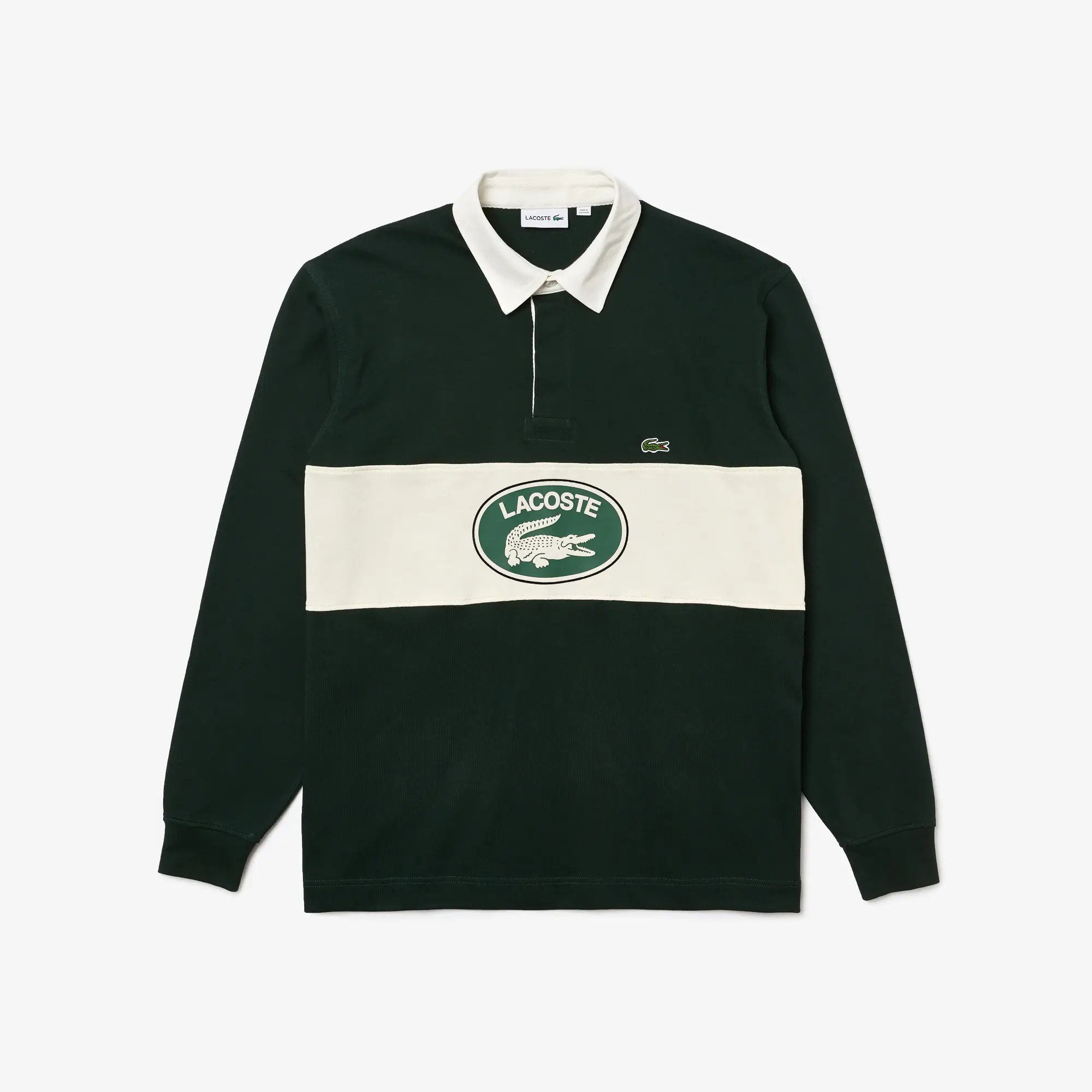 Lacoste Men's Branded Loose Fit Rugby Polo. 2