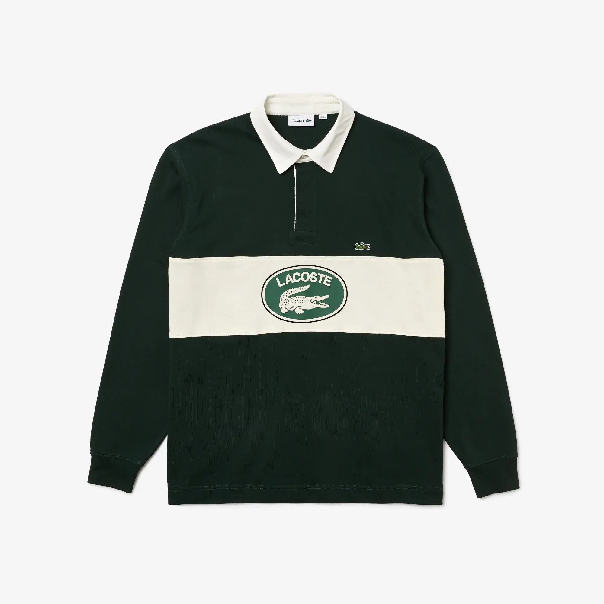 Lacoste Men's Branded Loose Fit Rugby Polo. 2 Lacoste Men's Branded Loose Fit Rugby Polo. 2