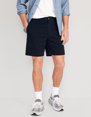 Old Navy Slim Built-In Flex Ultimate Chino Shorts for Men -- 7-inch inseam blue