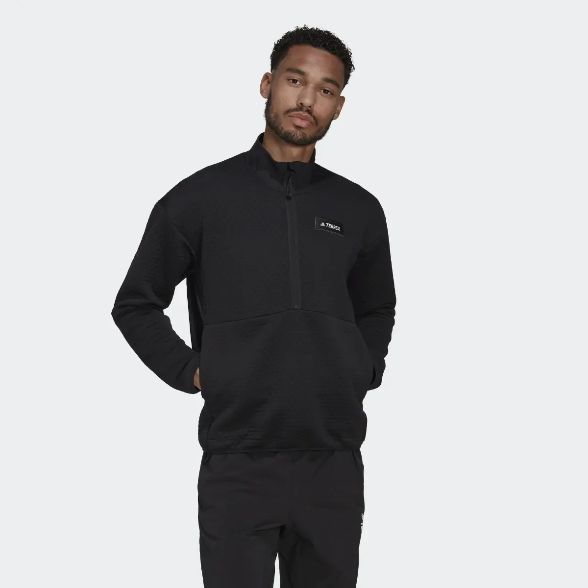 Adidas Terrex Hike Half-Zip Fleece. 2