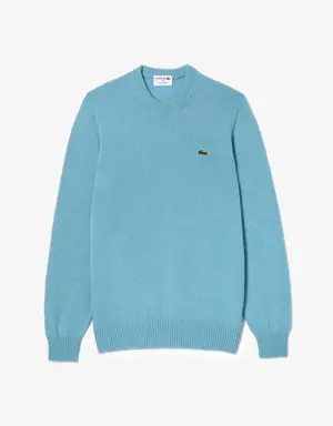 Sweater em caxemira sem costuras de fabrico francês