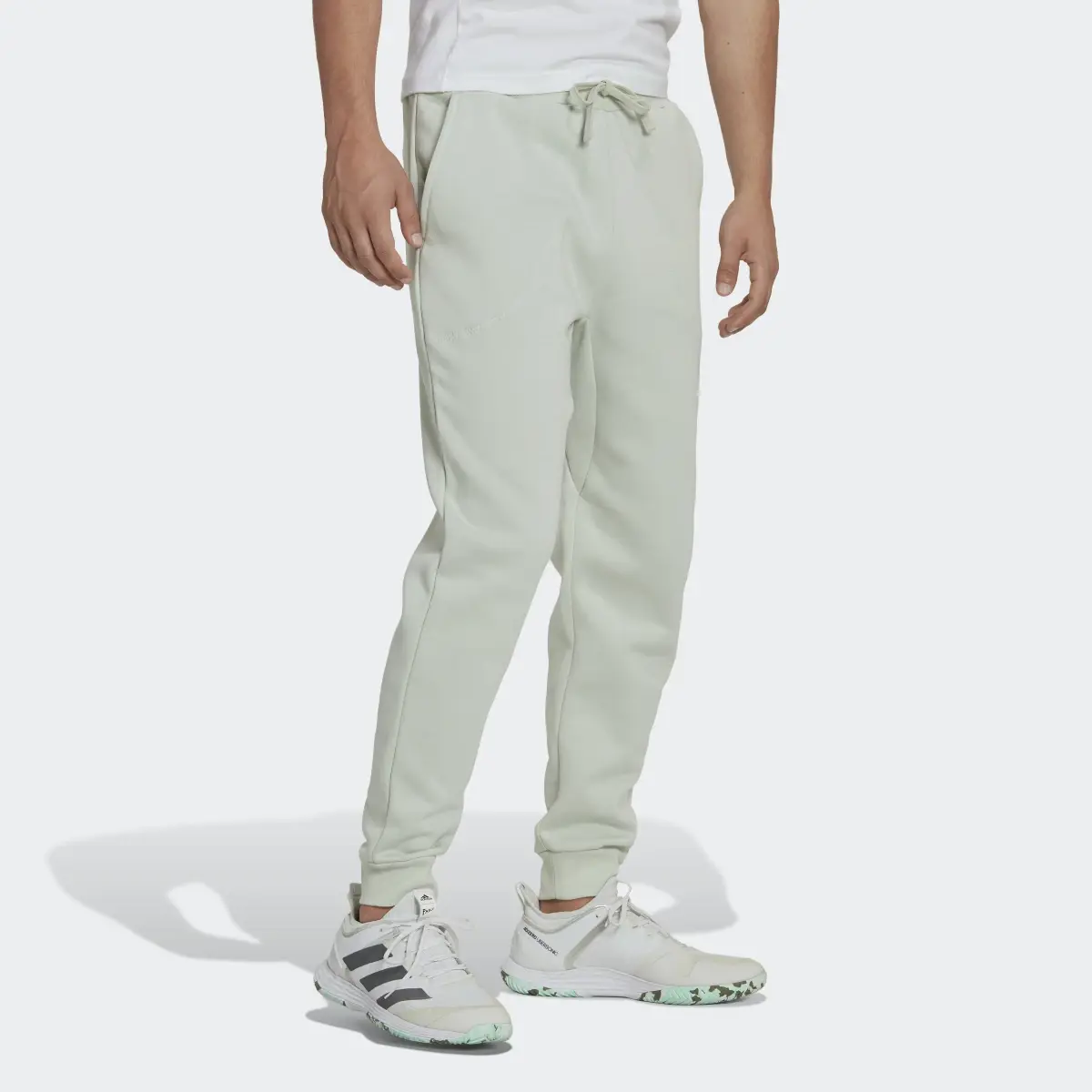 Adidas Studio Lounge Fleece Pants. 3