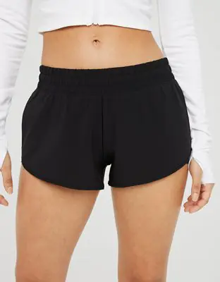 American Eagle By Aerie Low Rise Hot Stuff Short. 1