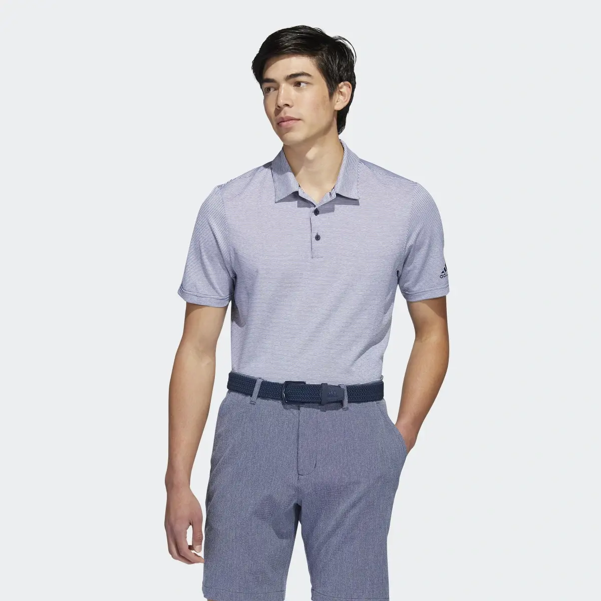 Adidas Ottoman Stripe Polo Shirt. 2