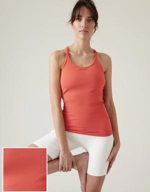 Athleta Renew Built-In Bra Tank D-DD orange