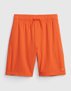 Gap Fit Kids Quick Dry Shorts orange