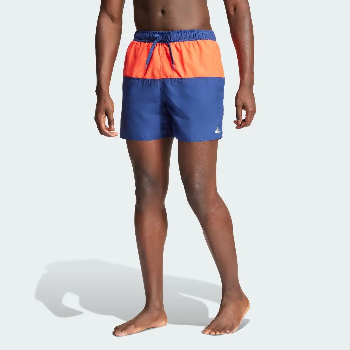 Adidas Colorblock CLX Swim Shorts Short Length. 1