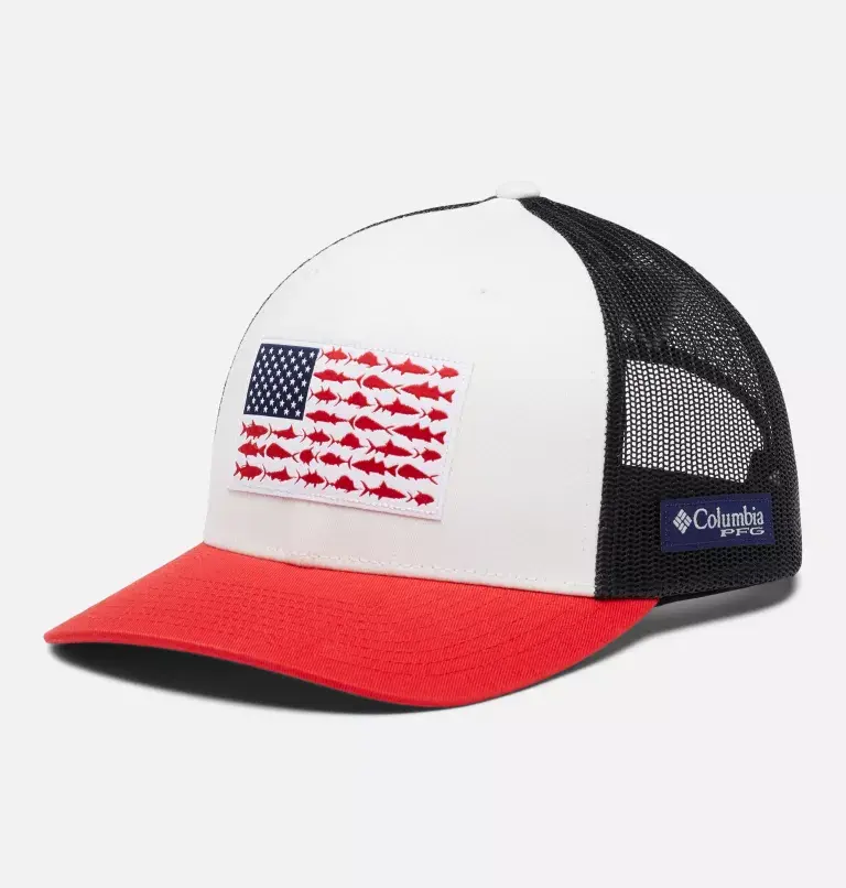 Columbia PFG Fish Flag™ Mesh Snapback - High Crown. 3