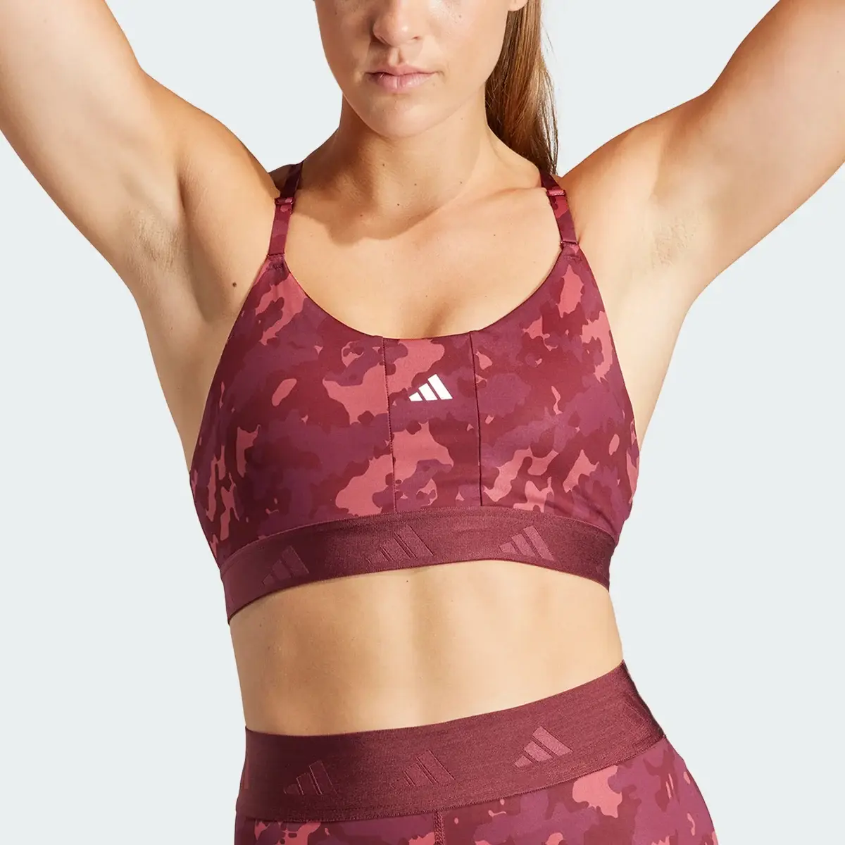 Adidas Reggiseno sportivo Aeroreact Training Light-Support Techfit. 1