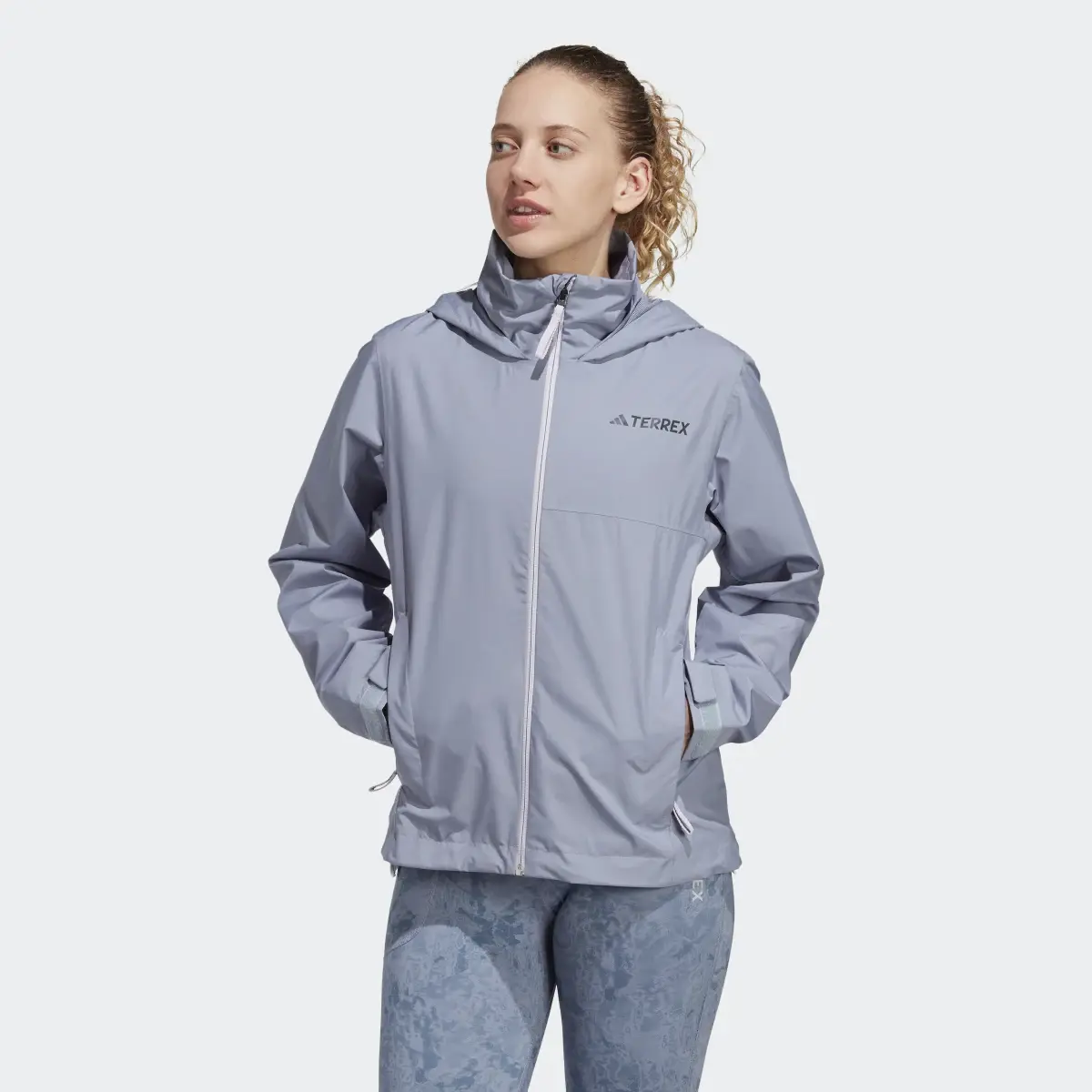 Adidas Terrex Multi RAIN.RDY 2-Layer Rain Jacket. 2