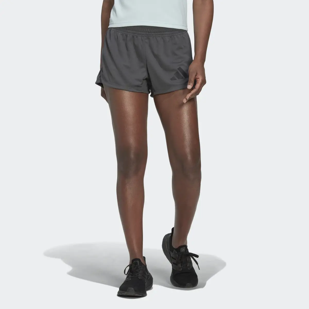 Adidas Pacer 3-Bar Knit Shorts. 1