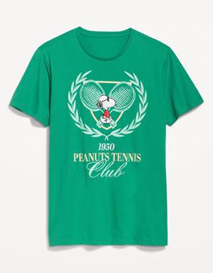 Peanuts® Snoopy "1950 Peanuts Tennis Club" Gender-Neutral T-Shirt for Adults green