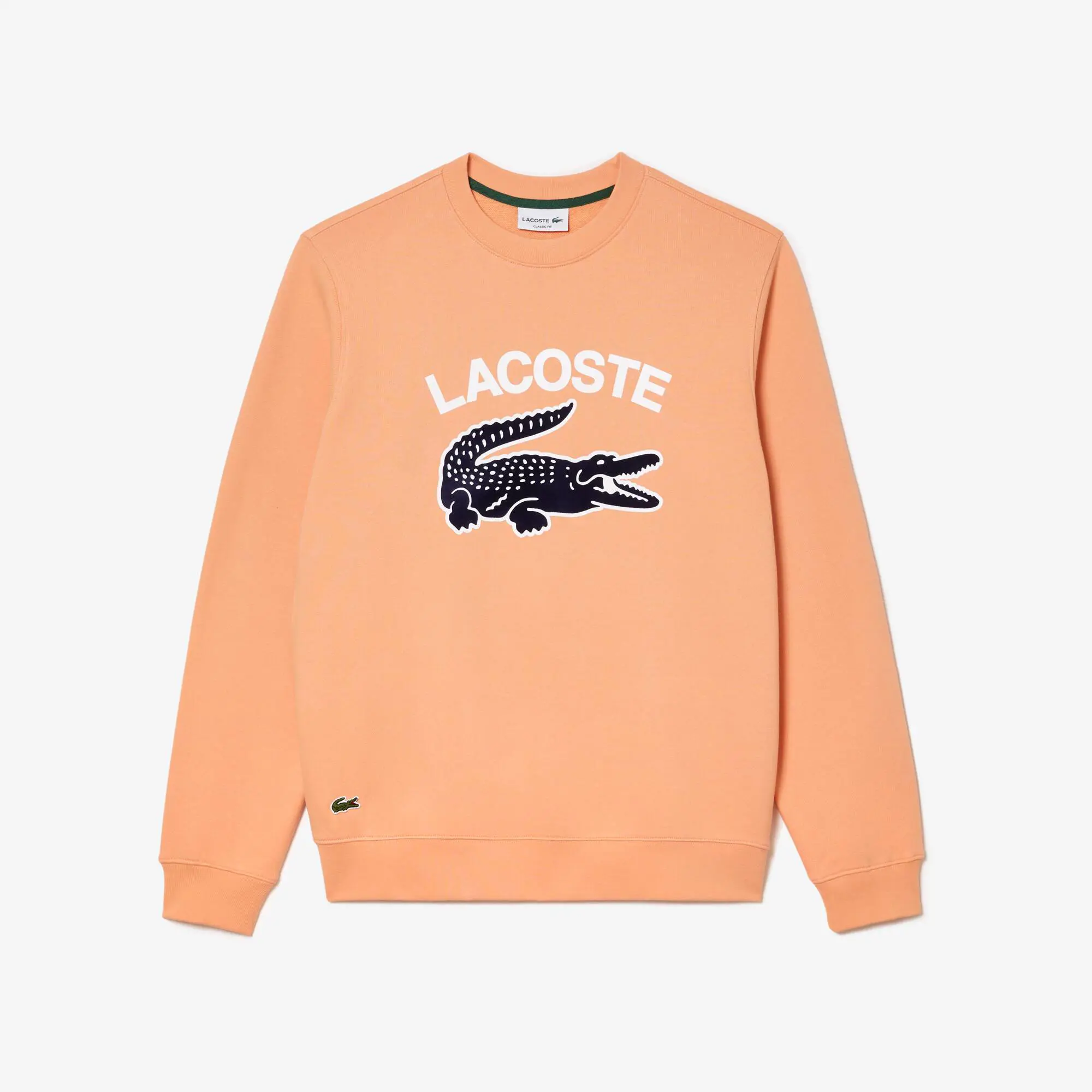 Lacoste Men's Lacoste Crocodile Print Crew Neck Sweatshirt. 2