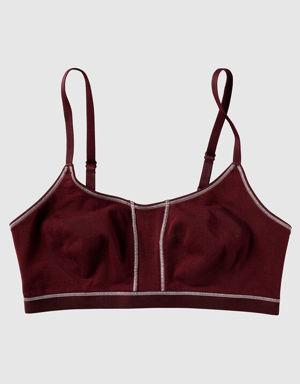 Cotton Scoop Bralette