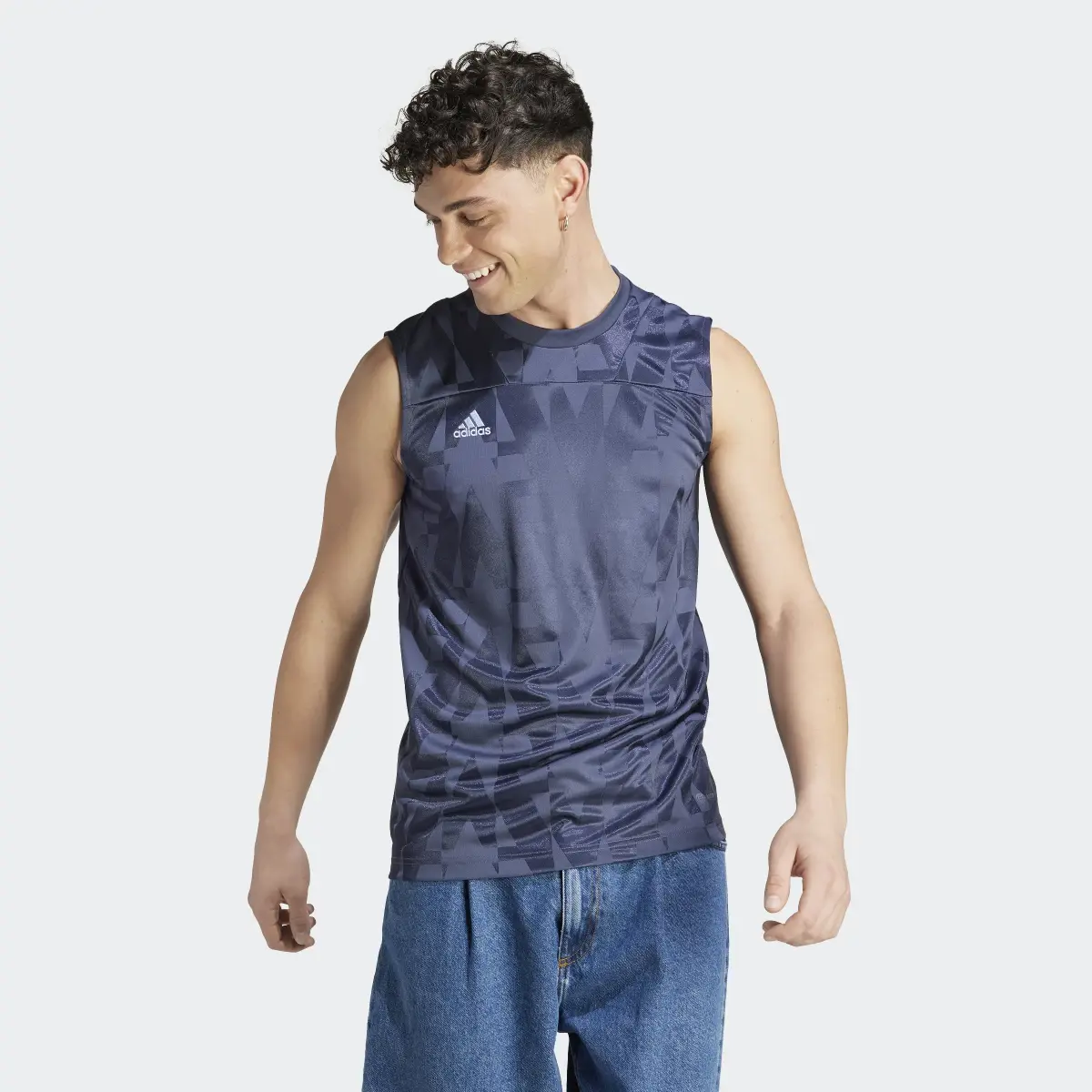 Adidas Tiro Sleeveless Jersey. 2