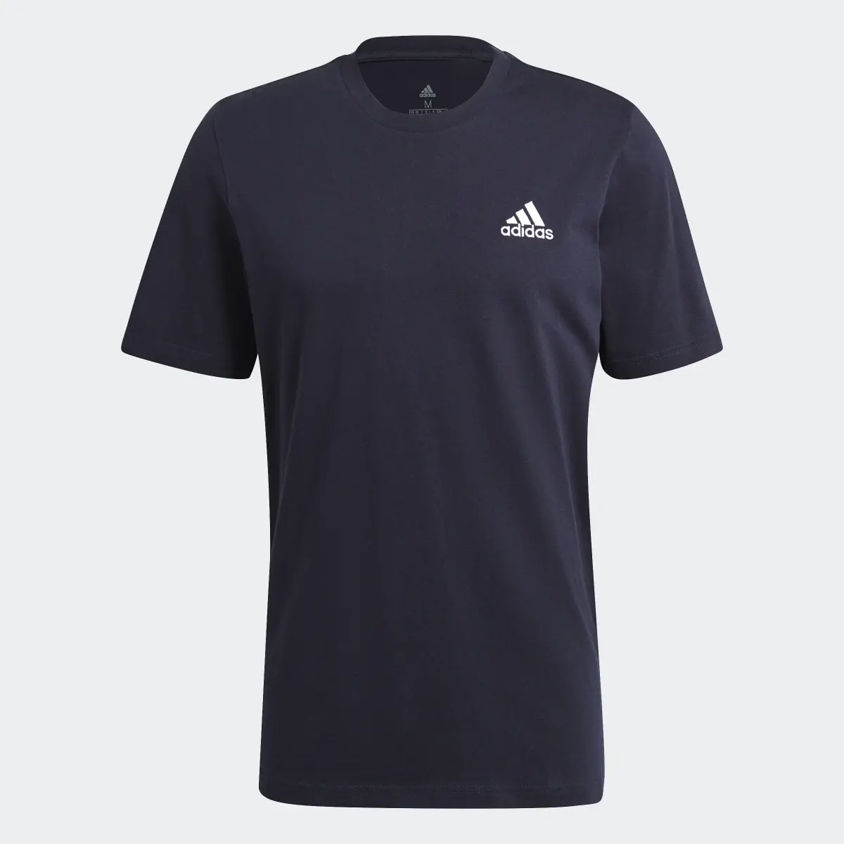 Adidas Essentials Embroidered Small Logo T-Shirt. 1