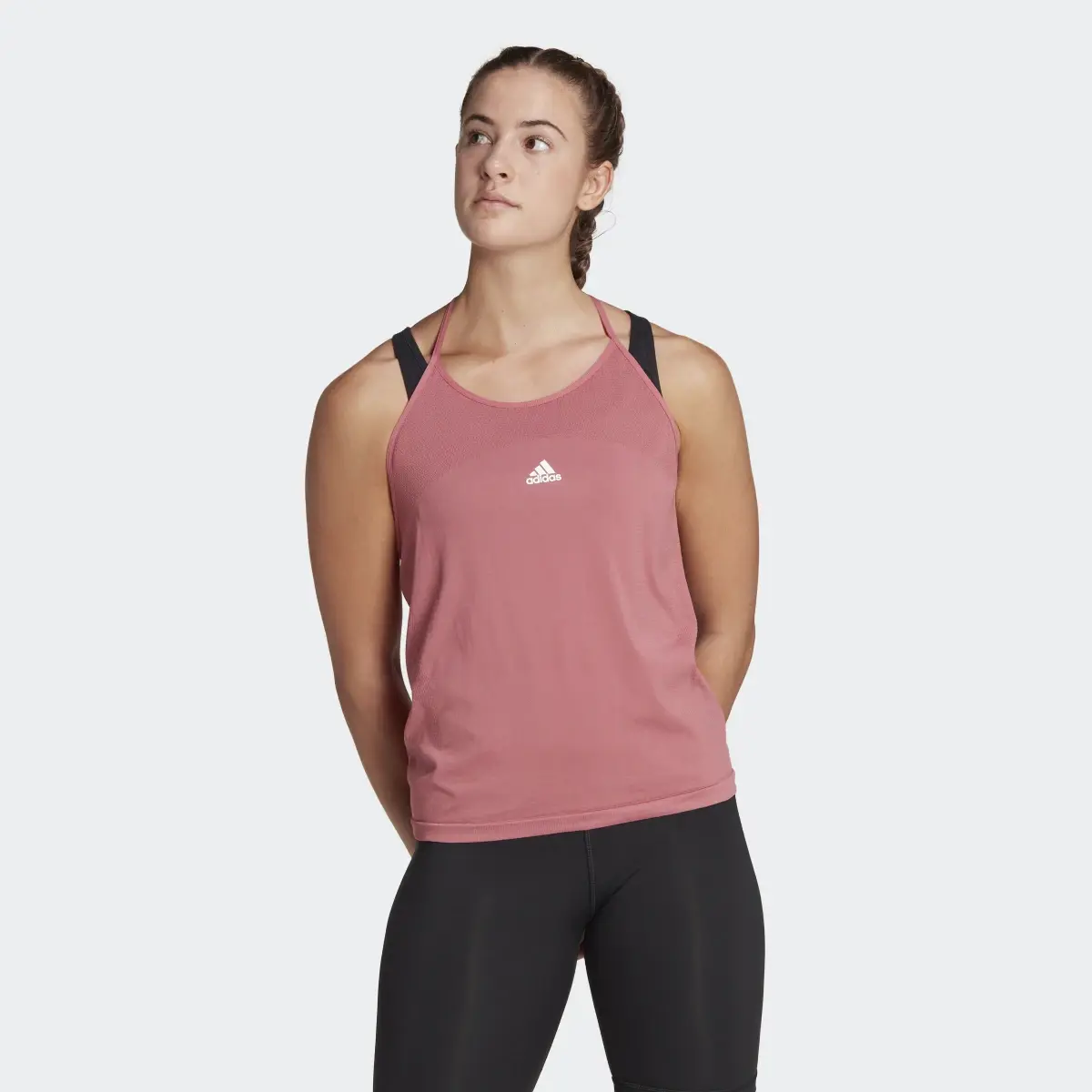 Adidas Camiseta de tirantes adidas AEROKNIT Seamless Loose. 2