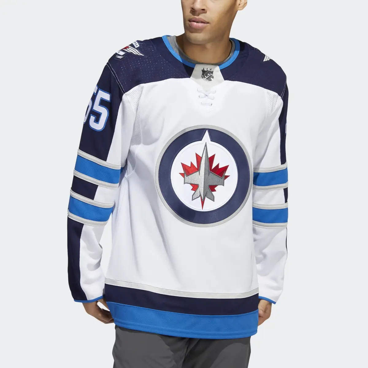 Adidas Jets Scheifele Away Authentic Jersey. 1