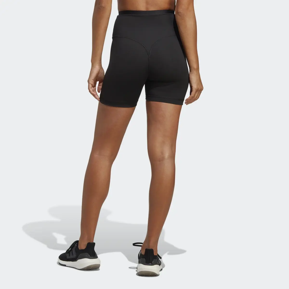 Adidas Sports Club Short High-Waist Leggings. 2