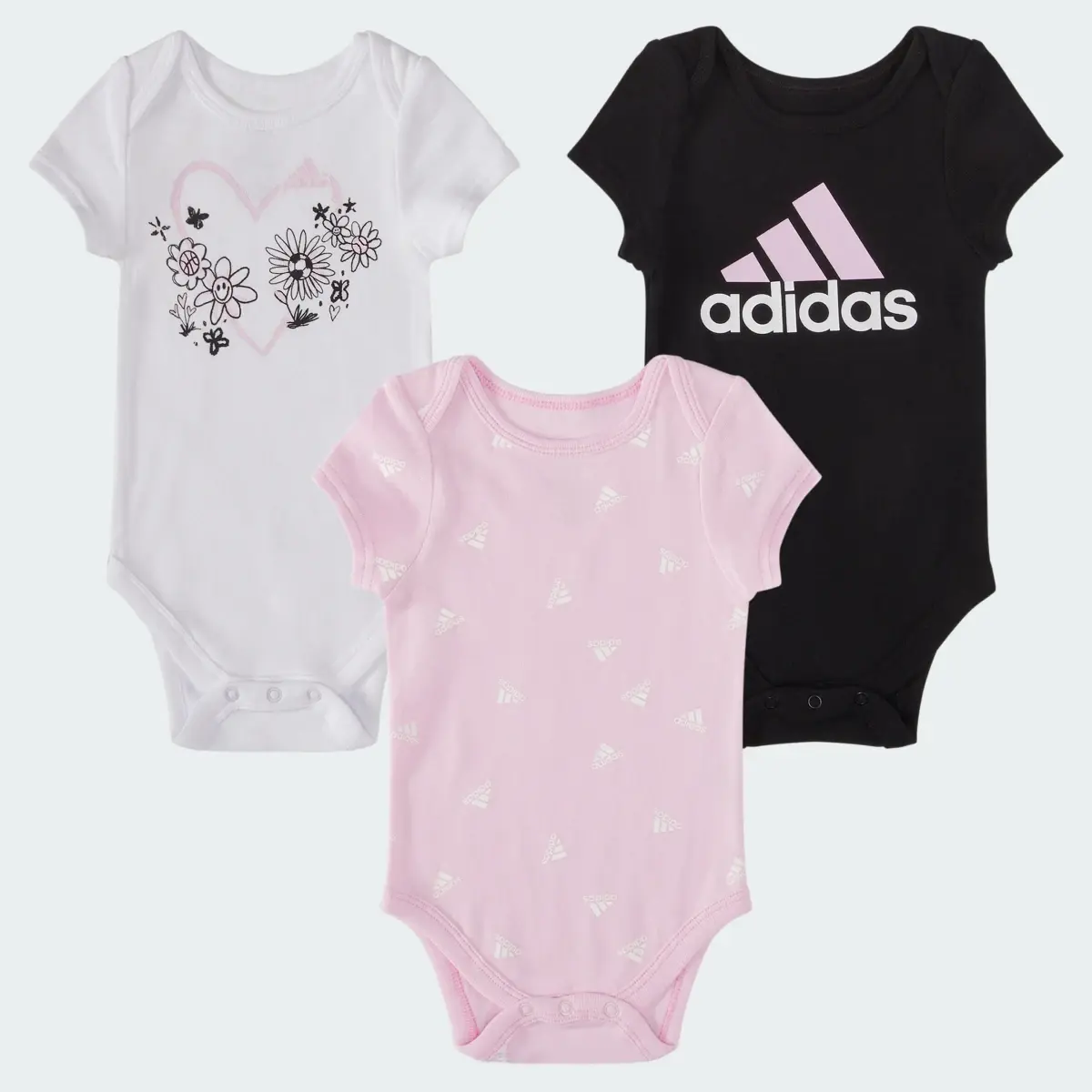 Adidas Bodyshirt Set 3 Pack Kids. 1