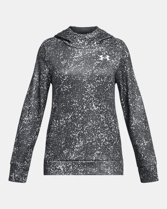 Under Armour Girls' Armour Fleece® Printed Hoodie. 1