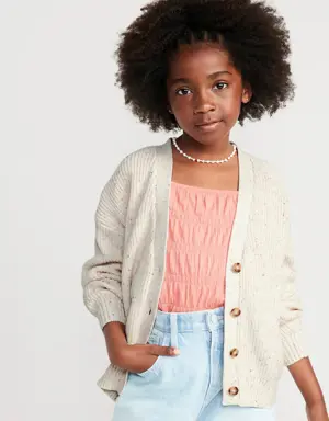 Old Navy Cocoon Cardigan for Girls white