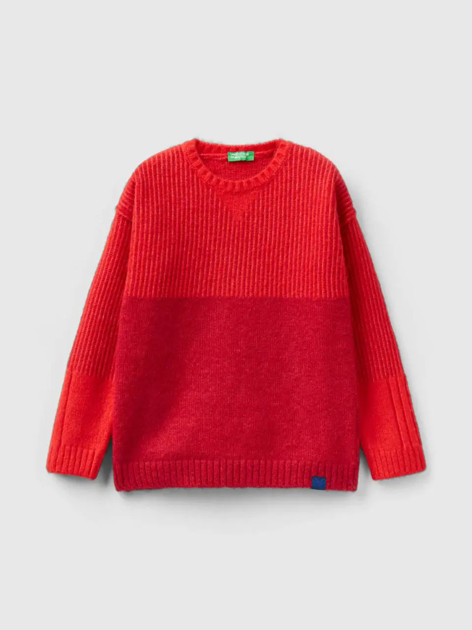 Benetton regular fit chenille sweater. 1