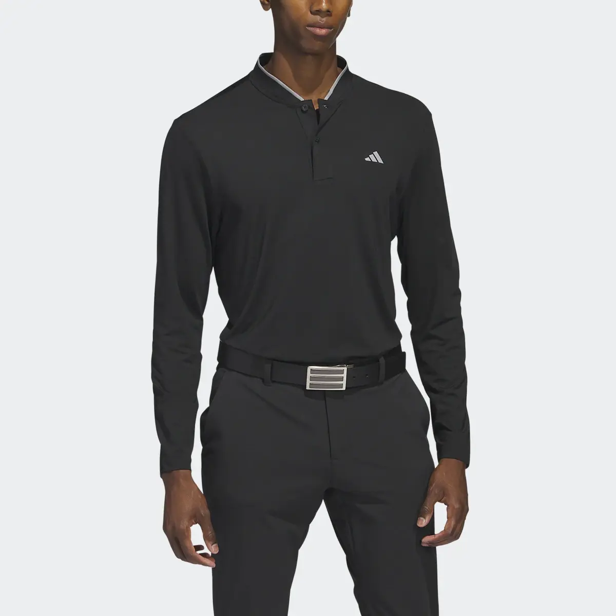 Adidas Long Sleeve Polo Shirt. 1