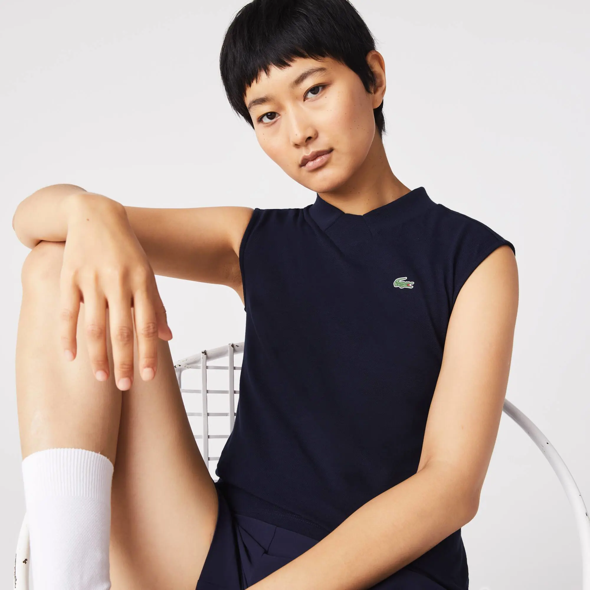 Lacoste Women's Lacoste SPORT Organic Cotton Golf Polo. 1