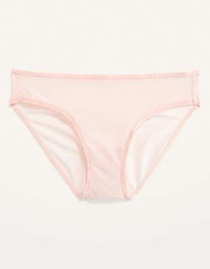 Mesh Bikini Underwear for Women pink