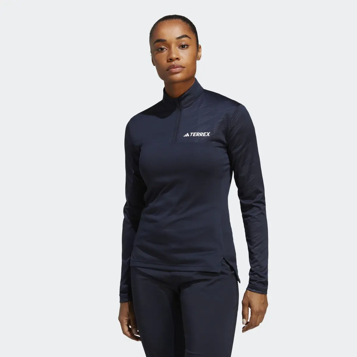 Adidas Terrex Multi Half-Zip Long Sleeve Tee. 2