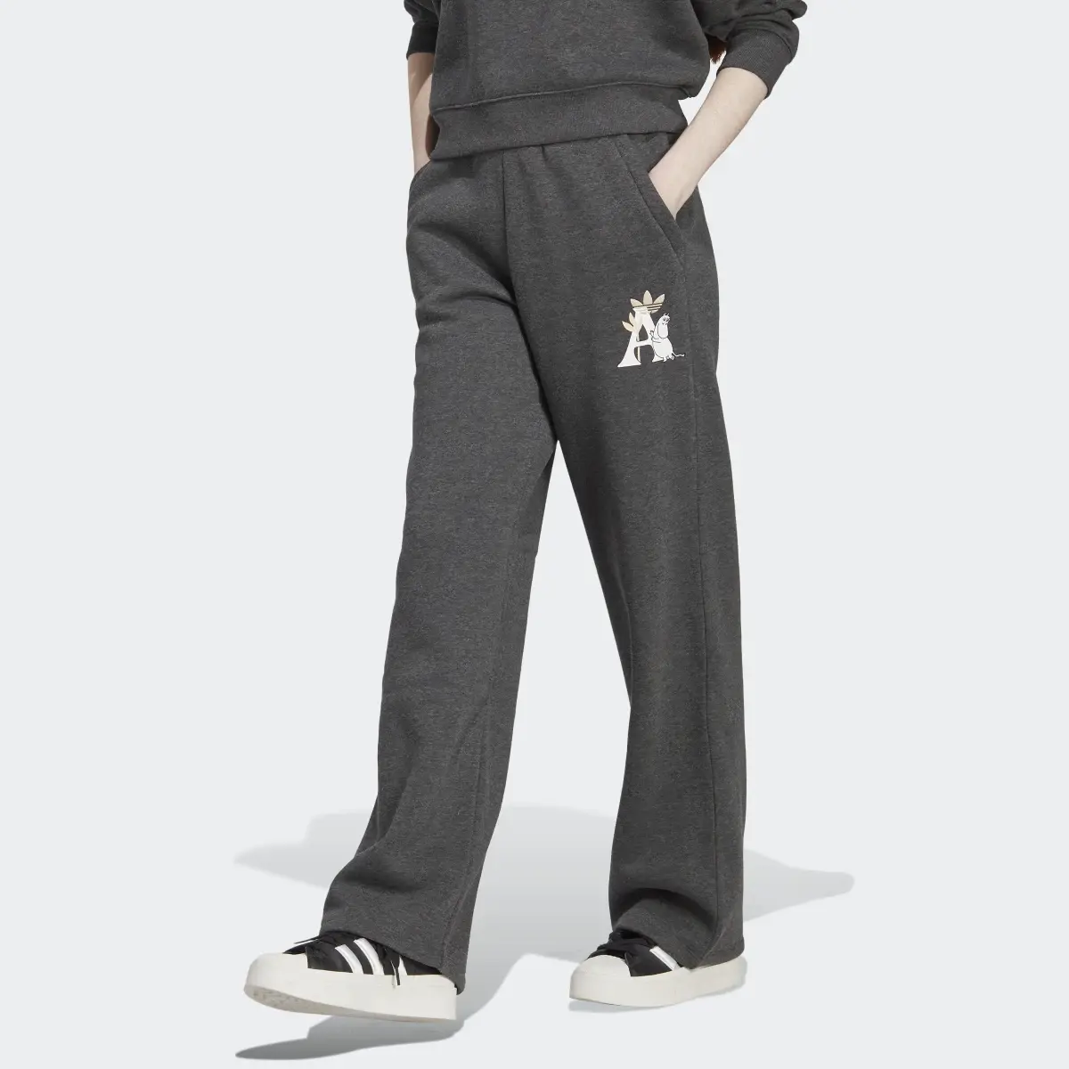 Adidas Originals x Moomin Wide Leg Sweat Pants. 1