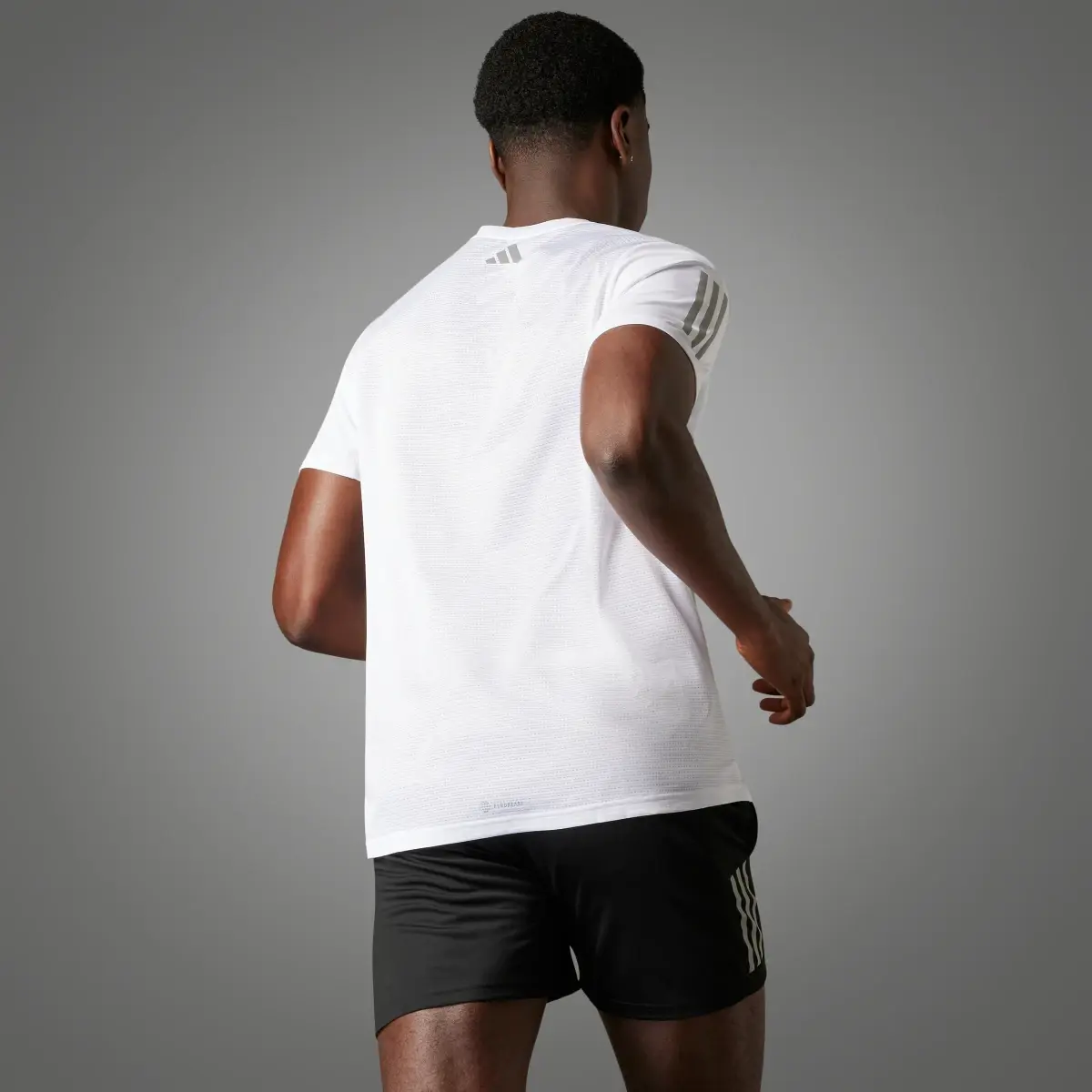 Adidas Global Running Short Sleeve T-Shirt. 2