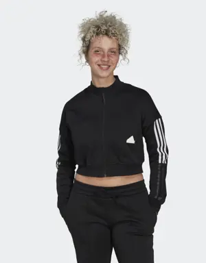 Cropped Track Top