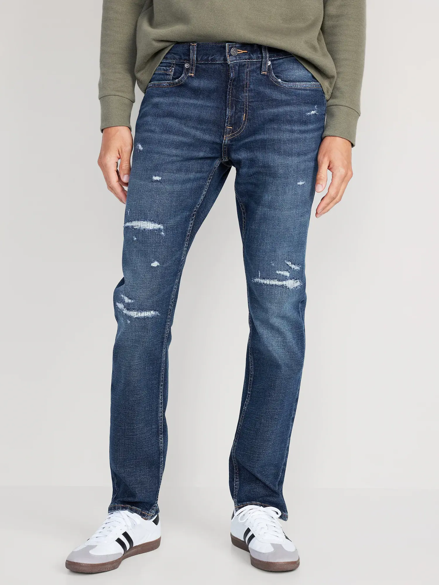 Old Navy Slim Built-In Flex Jeans blue. 1