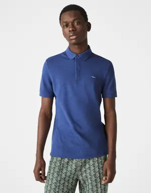 Lacoste Polo de piqué de algodón elástico Smart Paris