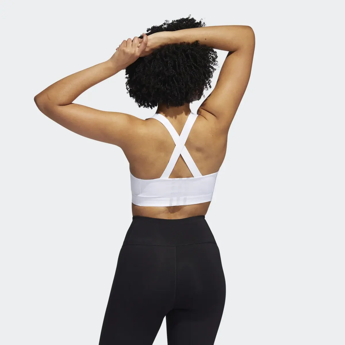 Adidas Brassière TLRD Impact Luxe Training Maintien fort Zip. 3