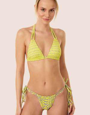 3520 Sarı Üçgen Bikini Takımı