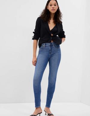 Gap High Rise True Skinny Jeans blue