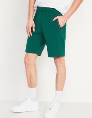 Dynamic Fleece Jogger Shorts --9-inch inseam green