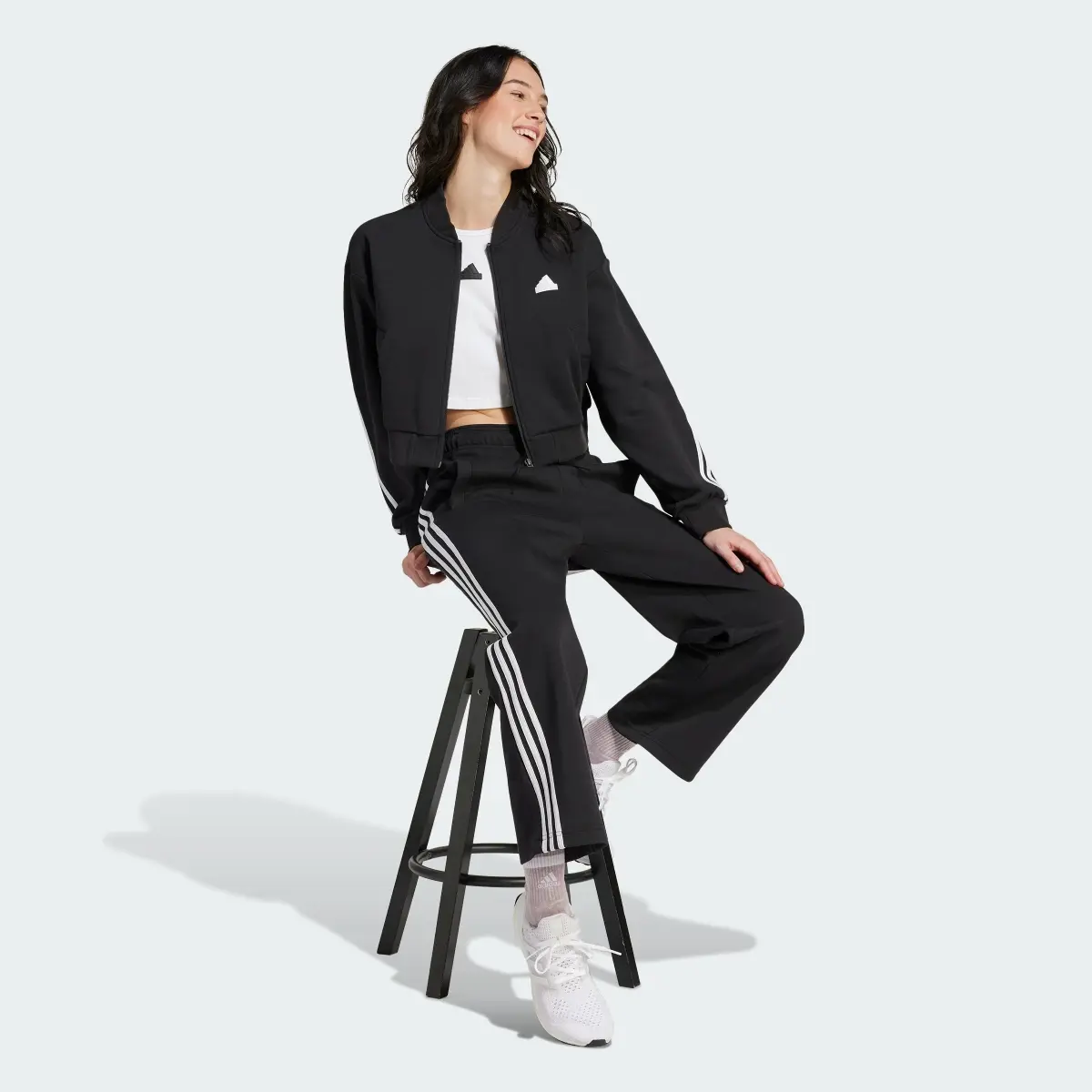 Adidas Pantaloni Future Icons 3-Stripes Open Hem. 3