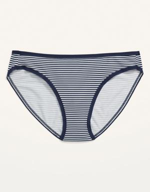 Old Navy Supima&#174 Cotton-Blend Bikini Underwear for Women blue